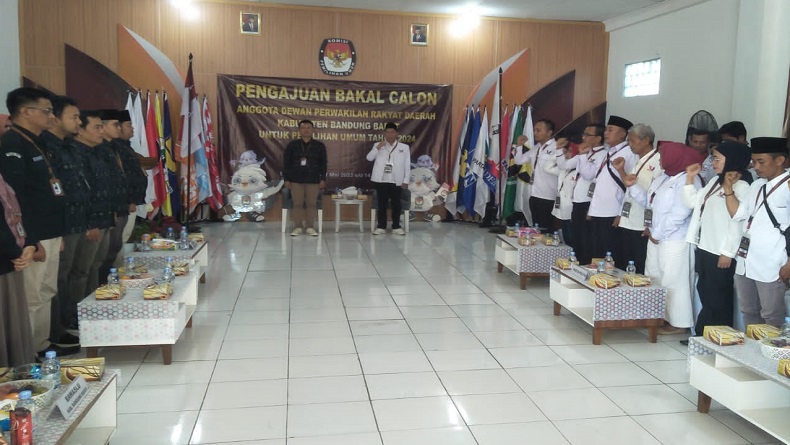 822 Bacaleg Terdaftar, 50 dari Partai Perindo, KPU KBB Laksanakan Verifikasi Administrasi