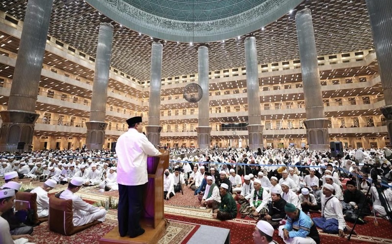 Wakili Presiden Jokowi, Prabowo Hadiri Halal Bihalal dengan Habib Jindan dan Habib Nabil