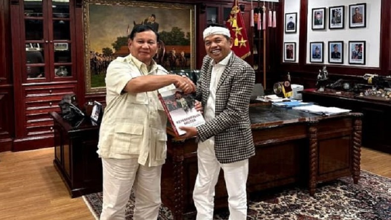 Usai Mundur dari Golkar, Dedi Mulyadi Posting Foto Bersama Prabowo Subianto