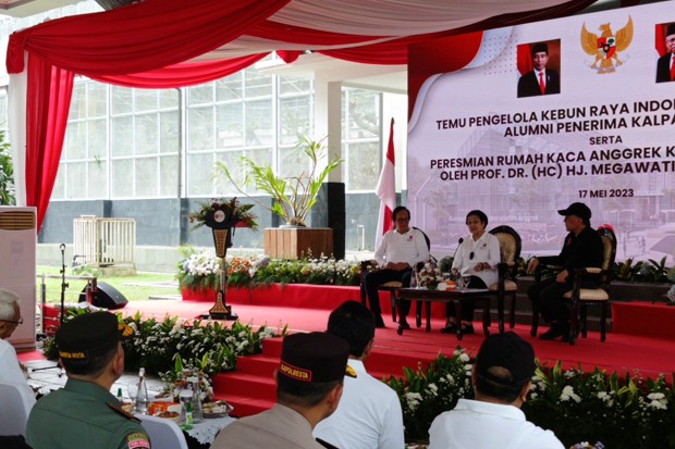 Senangnya Megawati Dibuatkan Taman Dekat Istana Batu Tulis Bogor