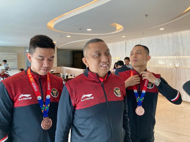 Pebiliar Indonesia Dhendy/Gebby Bongkar Kunci Sukses Ukir Sejarah di SEA Games 2023