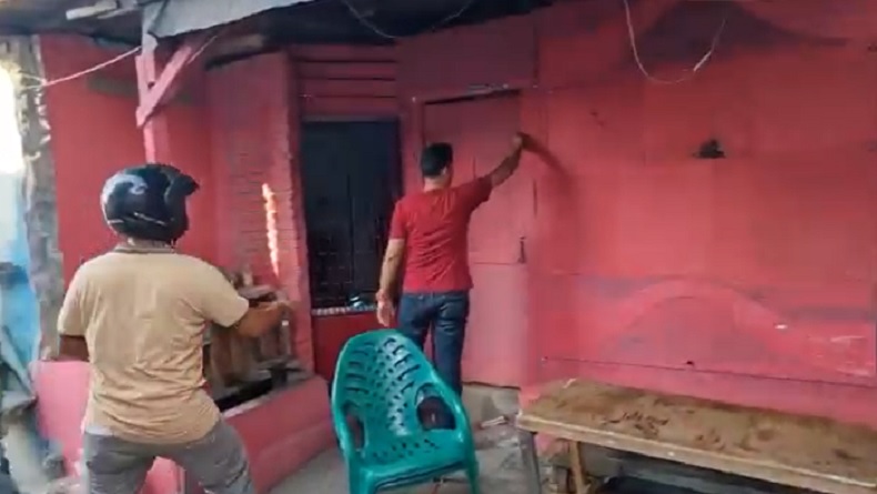 Viral Pemuda Pesta Sabu dalam Ruangan, Pemilik Rumah Sengaja Ubah Cat Kelabui Polisi
