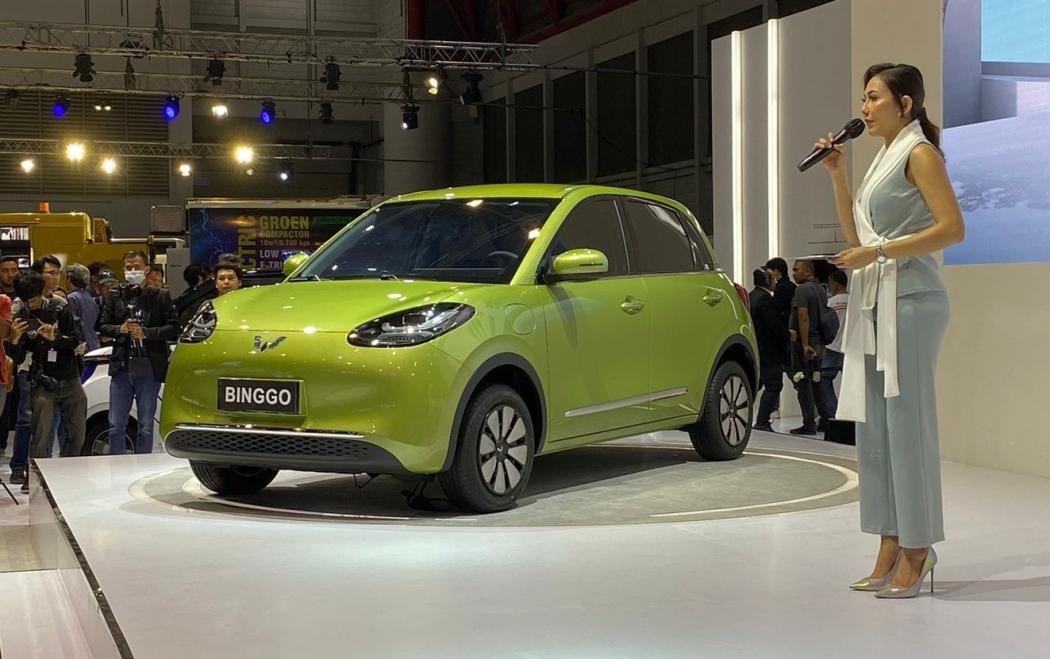 Mobil Listrik Wuling Binggo Tebar Pesona di PEVS 2023, Begini Penampakannya