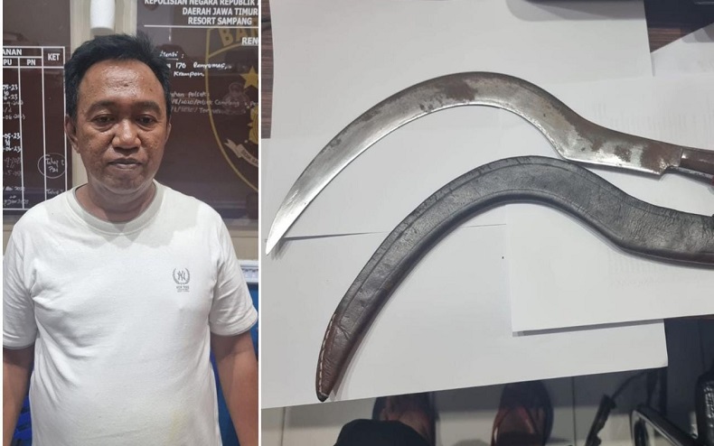 Buron Kasus Korupsi PKH Rp3 Miliar di Bangkalan Tertangkap Bawa Celurit