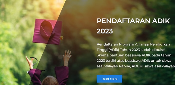 Asyik! Beasiswa ADik Kemdikbud Resmi Dibuka, Ini Jadwal dan Cara Daftarnya