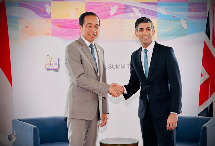 Presiden Jokowi Bertemu PM Inggris Rishi Sunak, Bahas Proyek Energi-Ekosistem Kendaraan Listrik