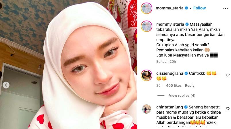 3 Potret Cantik Inara Rusli Usai Lepas Cadar, Netizen: Bidadari Kok Diselingkuhi!  