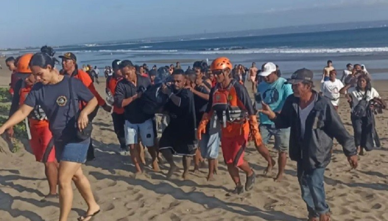 Wisatawan Hanyut di Pantai Petitenget Bali Ditemukan Tewas