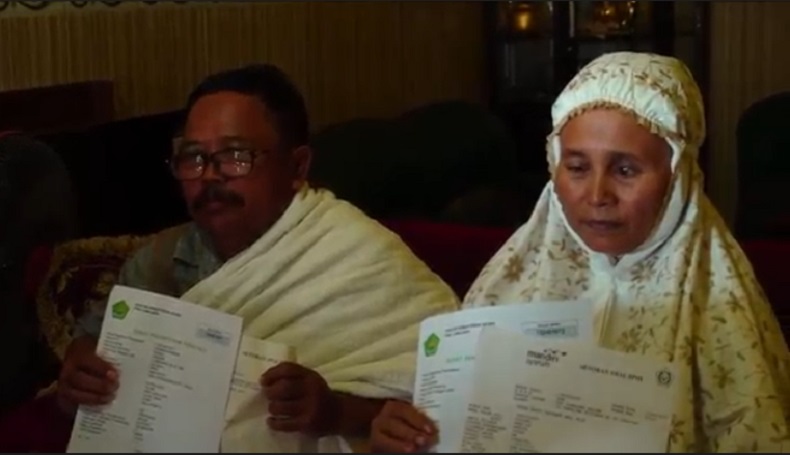 Haru, Suami Istri Penjual Tahu di Lumajang Sukses Raih Mimpi Pergi ke Tanah Suci 