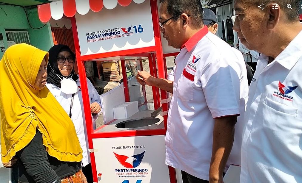 Partai Perindo Fokus Atasi Pengangguran lewat Bantuan Gerobak