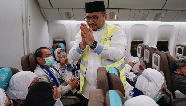 Ucapkan Terima Kasih ke Petugas Haji Indonesia, Menag Yaqut: Hormat Saya Setinggi-tingginya