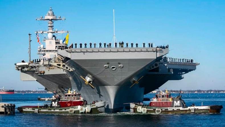 Kapal Induk Terbesar AS Berlayar ke Norwegia, Ikut Latihan Perang NATO