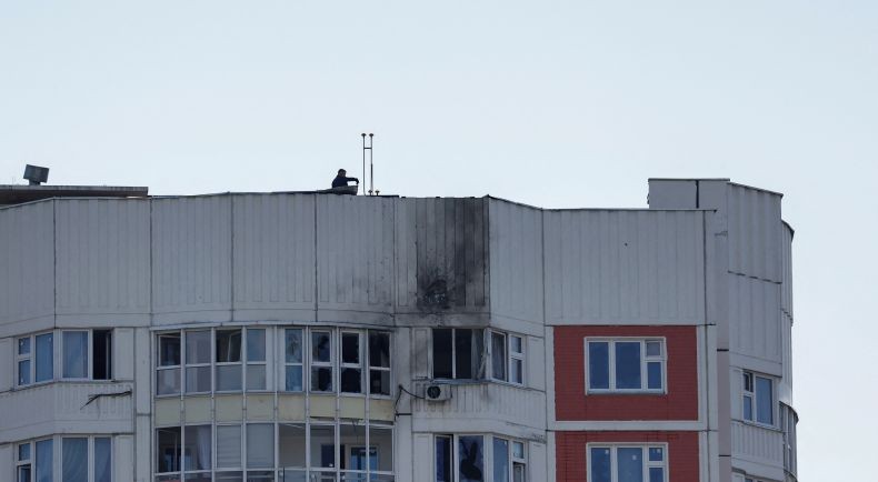 Makin Berani, Ukraina Gempur Moskow Pakai Drone Rusak Beberapa Bangunan