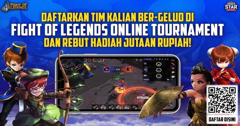 Daftarkan Tim Kalian Ber-GELUD di Fight of Legends Online Tournament dan Rebut Hadiah Jutaan Rupiah! 