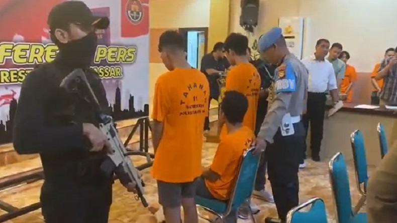 Aksi Brutal Geng Motor di Makassar, Konvoi Cari Lawan lalu Tebas Warga Pakai Parang
