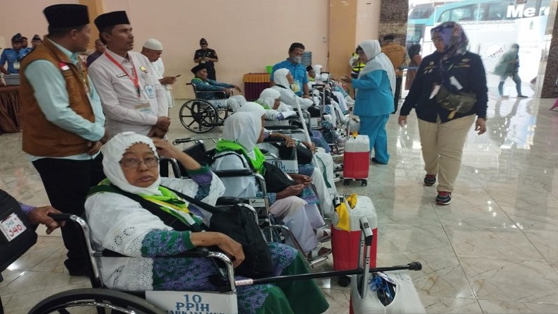 1 Jemaah Calon Haji asal Palas Meninggal Dunia sebelum Masuk Asrama