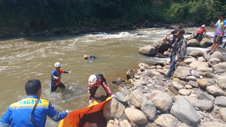 Pemancing Kedua yang Hilang di Sungai Cimanuk Garut Ditemukan Tewas