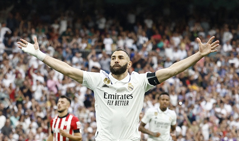 Hasil Real Madrid Vs Athletic Bilbao: Karim Benzema Selamatkan Wajah Los Blancos