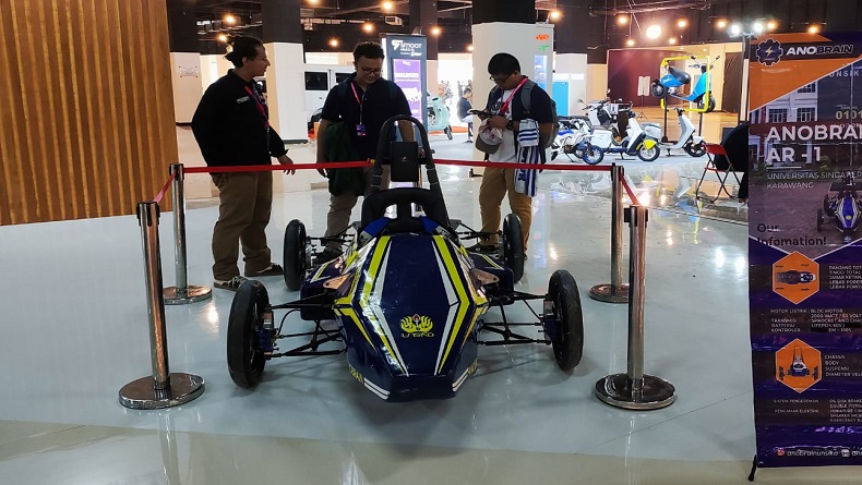Keren, Mobil Listrik Karya Mahasiswa Unsika Dipamerkan di Ajang Formula E Jakarta