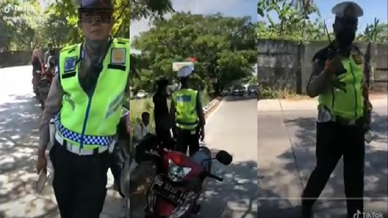 Viral Warga Bentak Polisi saat Ditilang Manual, Teriak Sebut Tak Sesuai Prosedur 