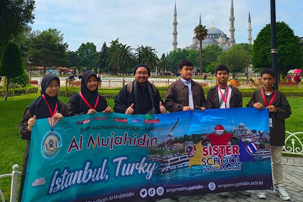 Belajar Budaya dan Sejarah, SMP di Gunungkidul Ini Kirim Siswanya ke Turki