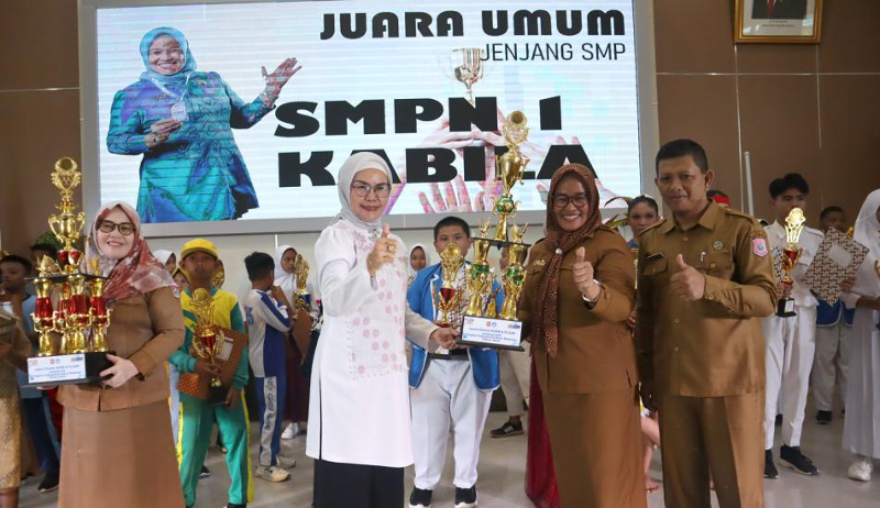 Kecamatan Kabila Raih Juara Umum FLS2N dan O2SN Bone Bolango 2023