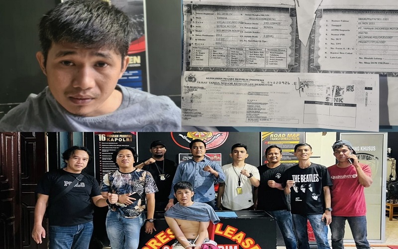 Residivis KDRT di Lubuklinggau Ditangkap usai Curi Motor untuk Beli Sabu 