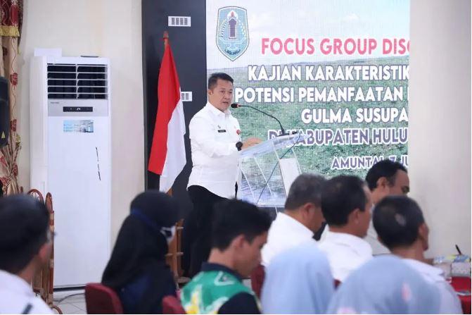 Hambat Pertanian, Pj Bupati HSU Dorong Pengendalian Gulma Susupan Gunung