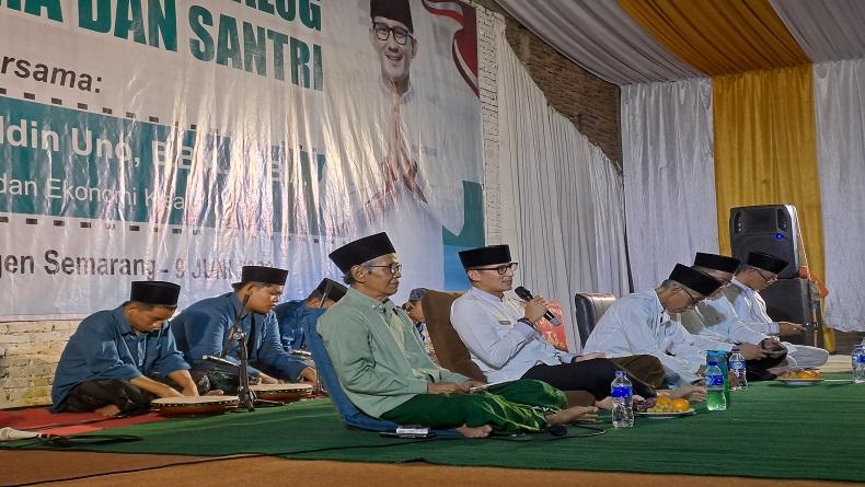 Sandiaga Uno Sebut Potensi Santri Kembangkan Ekonomi Kreatif Sangat Tinggi