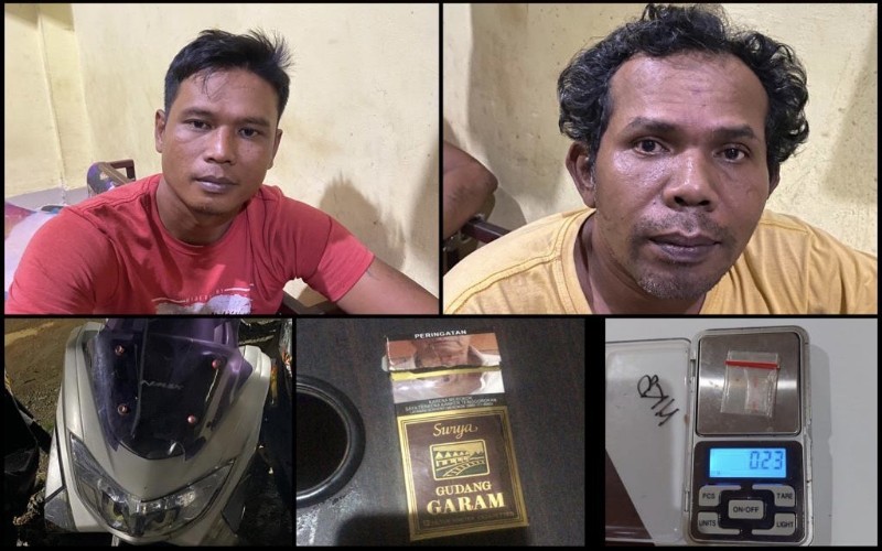 2 Pria Asal Jambi Bawa Narkoba di Muratara Ditangkap Polisi