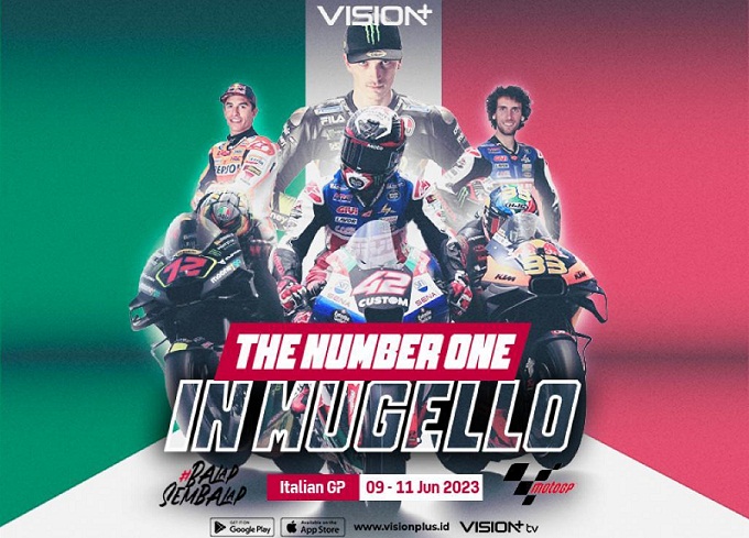 Jadwal Lengkap MotoGP Italia 2023 Akhir Pekan Ini, Live di Vision+
