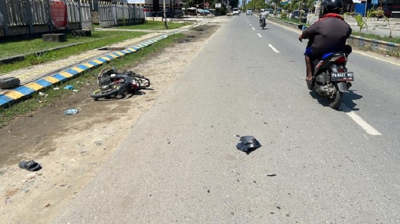 Kecelakaan Maut di Jayapura, Pejalan Kaki Tewas Tertabrak Motor saat Seberangi Jalan