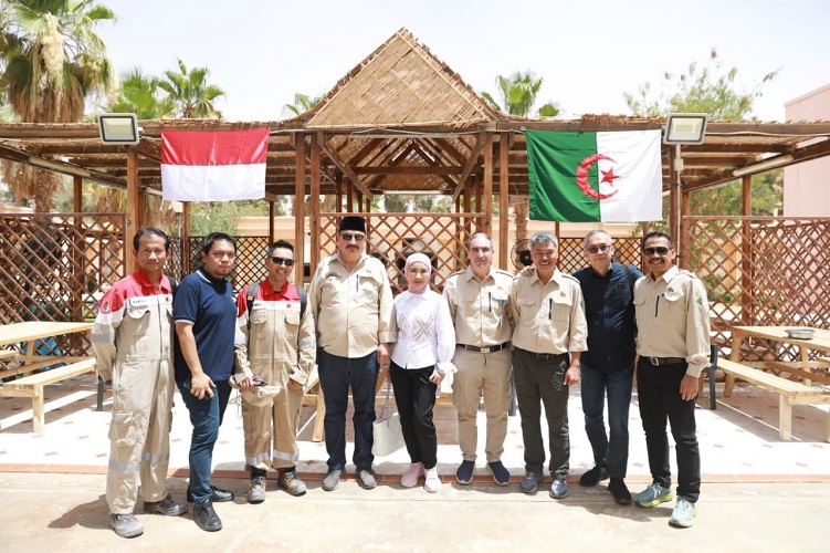 Penuhi Ketahanan Energi Nasional, Pertamina Kunjungi Lapangan Migas Algeria