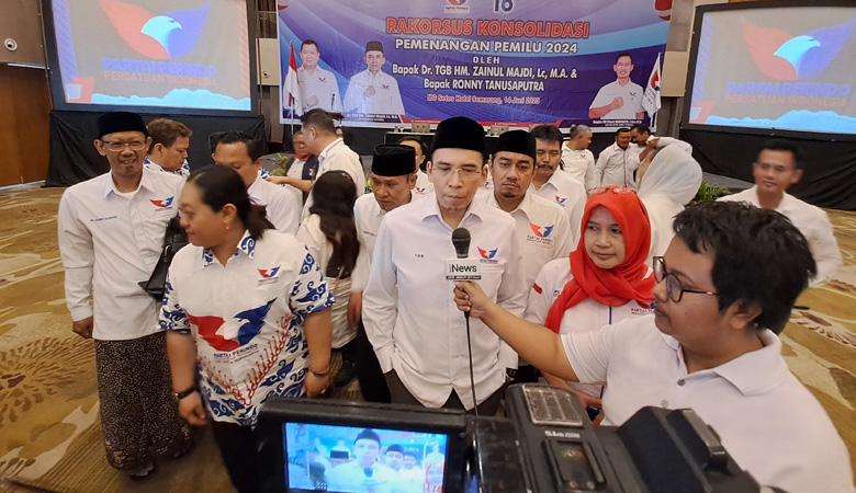 Rakorsus Pemenangan Pemilu 2024, TGB Zainul Majdi: Bangun Soliditas Internal Partai Perindo