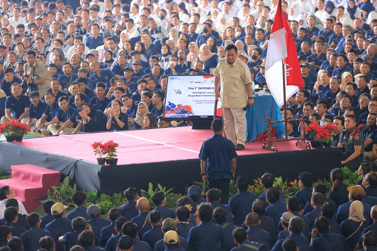 Komitmen Menhan Prabowo: Hapus Budaya Korupsi di Industri Pertahanan