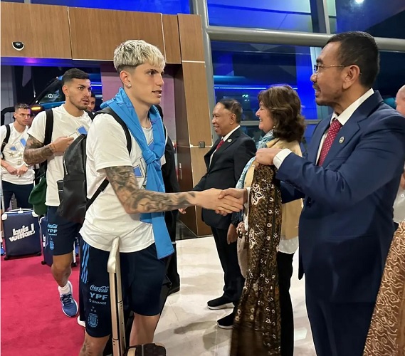 Timnas Argentina Disambut Hangat di Indonesia, Presiden AFA: Kami Sangat Senang!