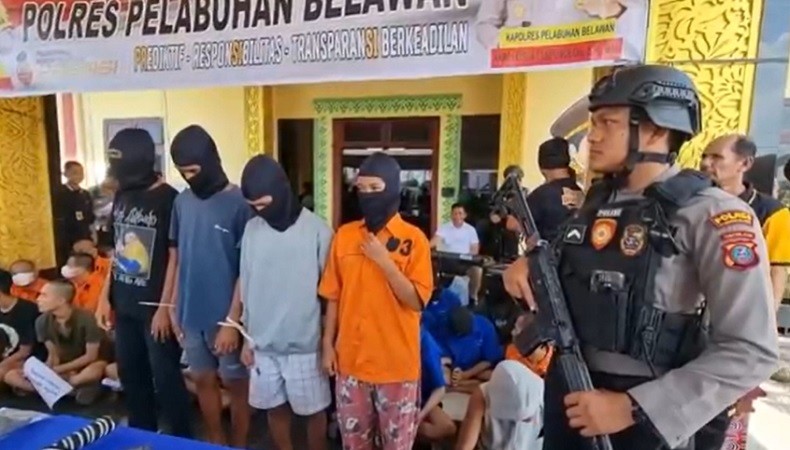 Komplotan Begal di Medan Ditangkap, 1 Anggota Perempuan Berperan Jadi Umpan