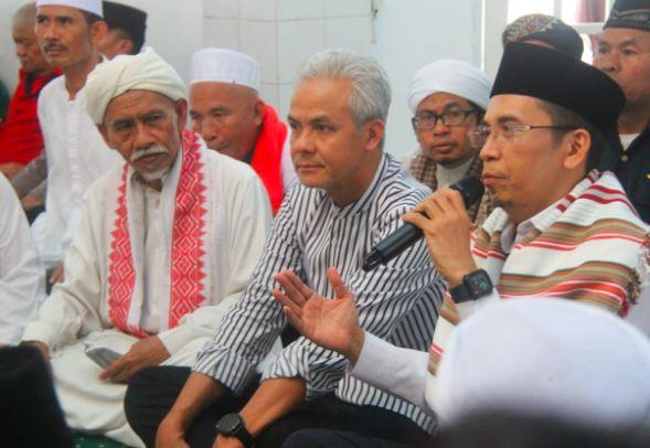 TGB Zainul Majdi Sebut Ganjar Pranowo Keluarga Besar Pesantren