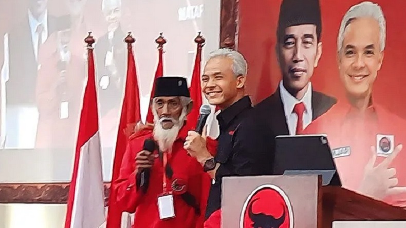Sosok Soekarno Ketua PAC PDIP di NTB yang Dipanggil Ganjar Pranowo ke Panggung
