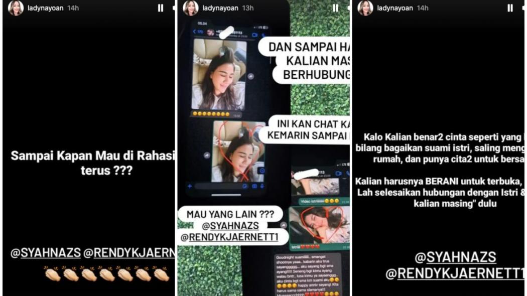 Usai Inara Rusli, Kini Giliran Lady Nayoan Bongkar Dugaan Perselingkuhan Rendy Kjaernett