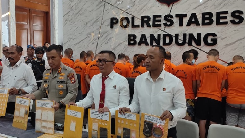 Tangkap 25 Pengedar Narkoba di Bandung, Polisi Sita 4,7 Kg Sabu dan Ekstasi
