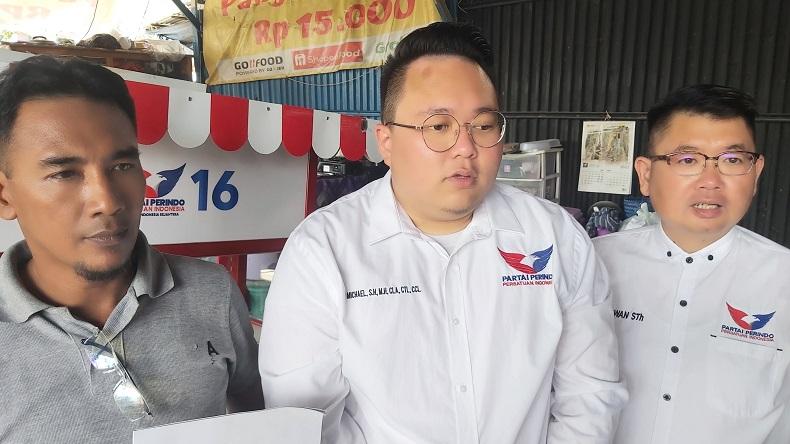 Rajin Bantu Rakyat Kecil, Bacaleg Michael Optimistis Perindo Raih 5 Kursi DPRD Surabaya