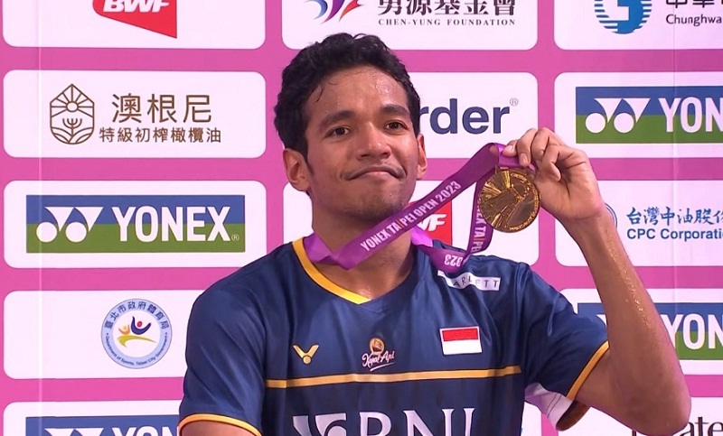 Update Ranking BWF: Chico Aura Melesat usai Juara Taipei Open 2023