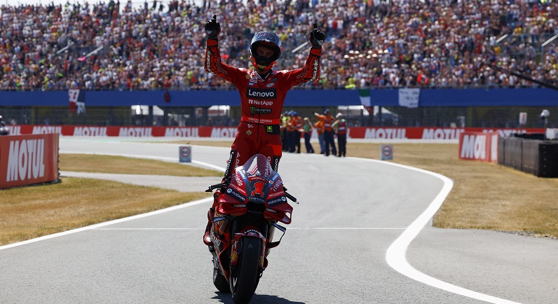 Hasil MotoGP Belanda 2023: Francesco Bagnaia Juara, Fabio Quartararo Kecelakaan