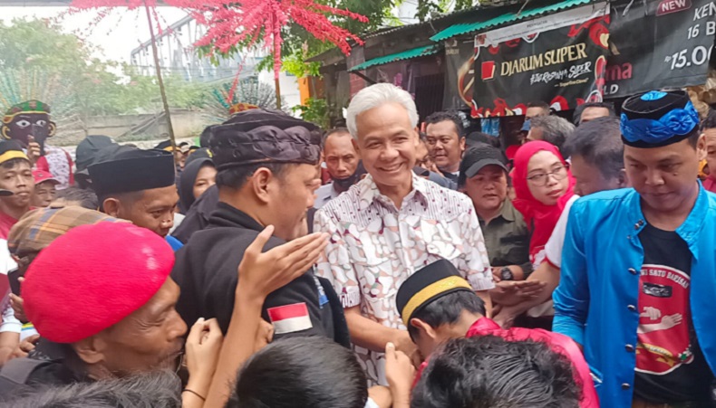 Blusukan, Ganjar Pranowo Disambut Meriah Warga Pademangan Jakut
