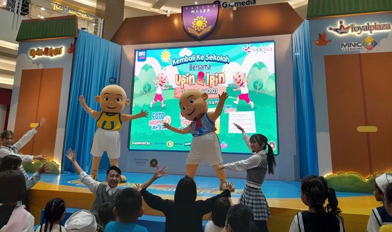 Sambut Liburan Sekolah, MNC Licensing Hadirkan Upin & Ipin di Royal Plaza  Surabaya  