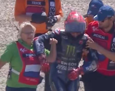 Fabio Quartararo Ungkap Kondisinya usai Crash di MotoGP Belanda 2023, Bakal Jalani Operasi