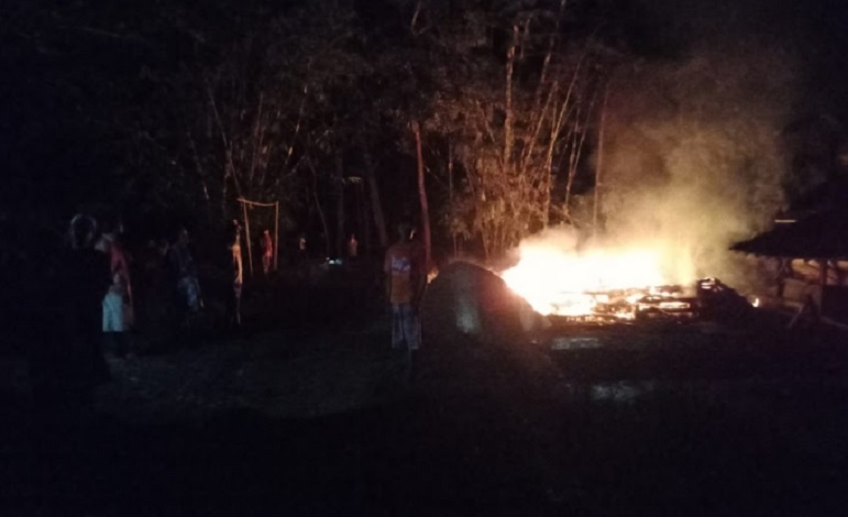 Rumah Kayu di Surade Sukabumi Ludes Terbakar, Diduga Korsleting Listrik