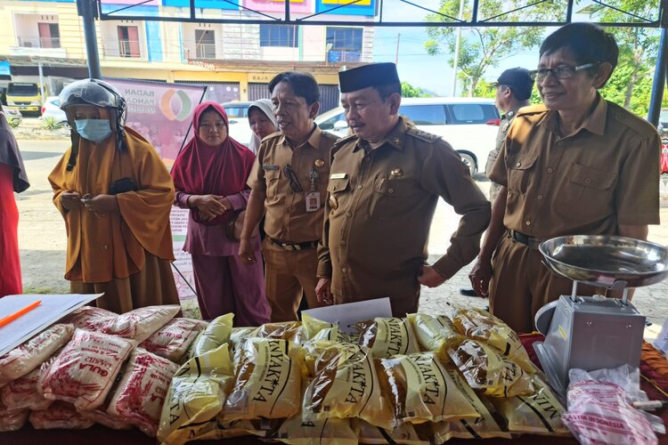 Jelang Idul Adha 2023, Bupati Pasangkayu Hadiri Gerakan Pangan Murah Serentak Nasional
