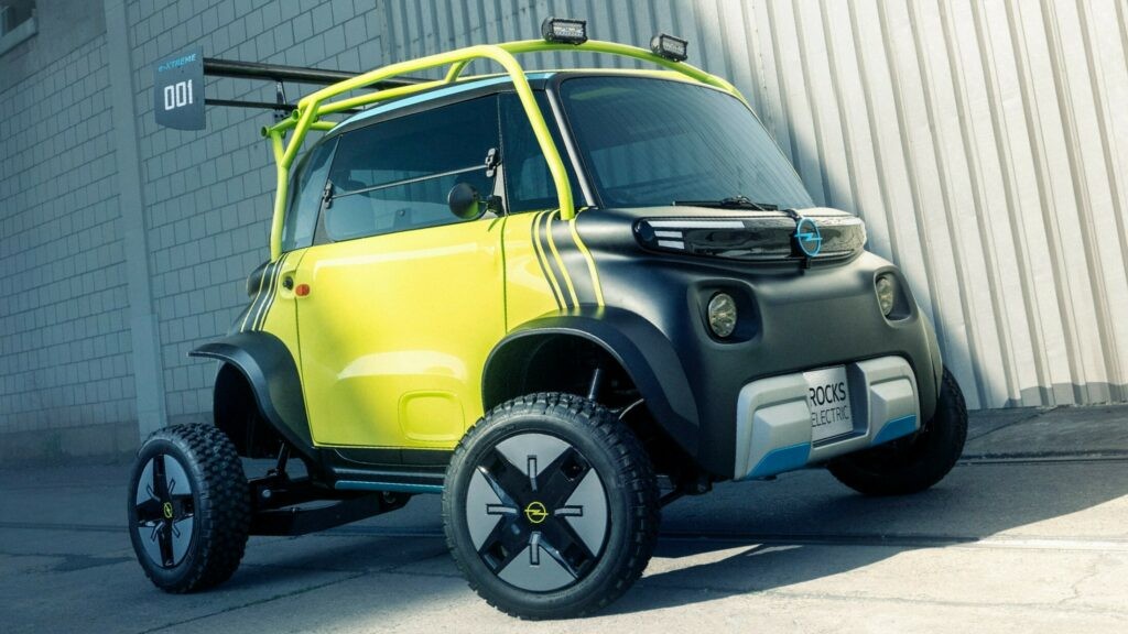 Opel Rocks e-Xtreme, Mobil Listrik Mungil yang Siap Diajak Offroad